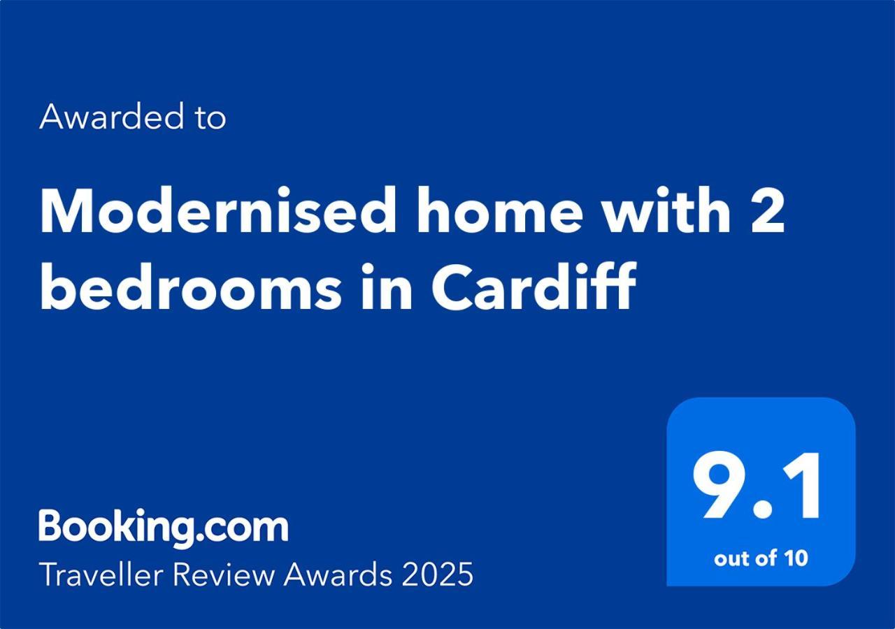 Modernised Home With 2 Bedrooms In Cardiff Exterior foto